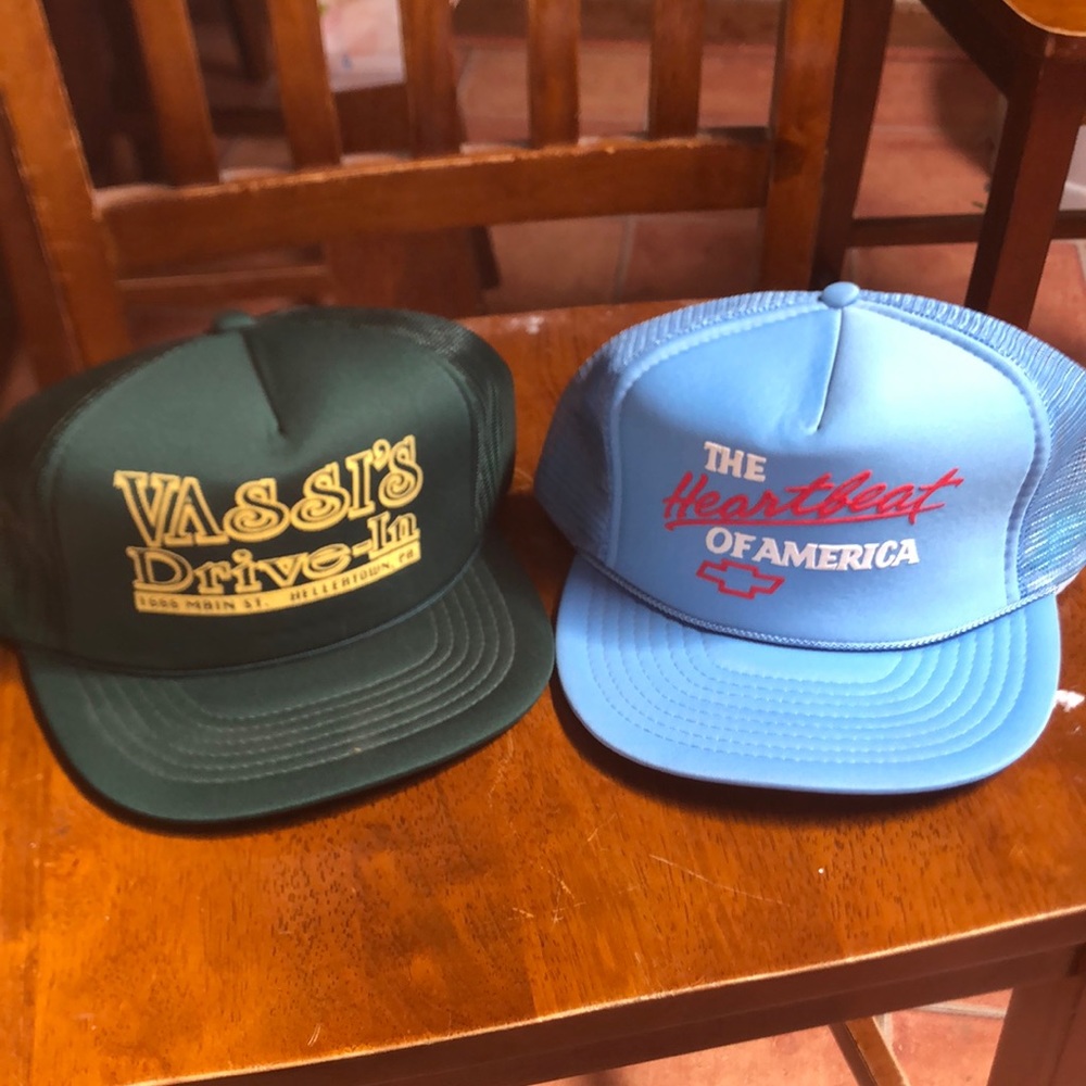 Vintage Adjustable Trucker Hats.